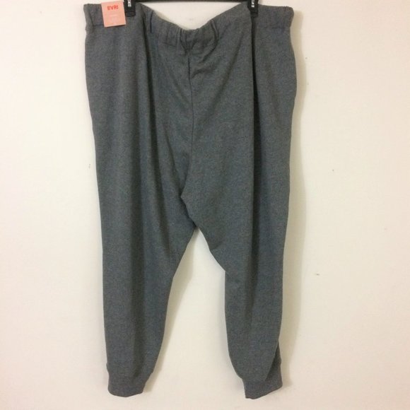 EVRI Ribbed Hem Cotton Blend Jogger Pants 4X - Picture 6 of 11